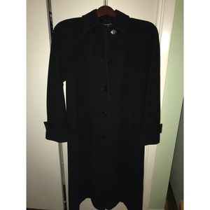 Black trench coat